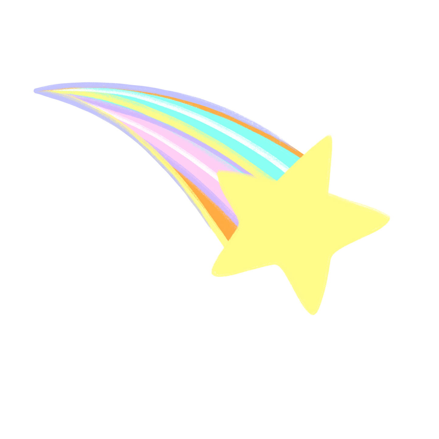 You are Made of Stars large shooting star sticker